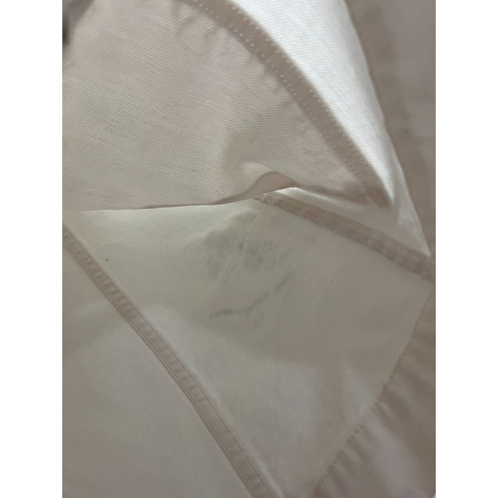 Veronica Beard Getty Cargo Mini Skirt Button Front Denim Size 4 White NWT - Picture 8 of 11